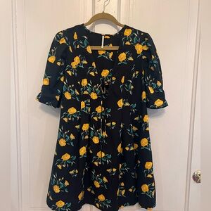 NWOT Free People Adelle Floral Printed Mini Dress size M